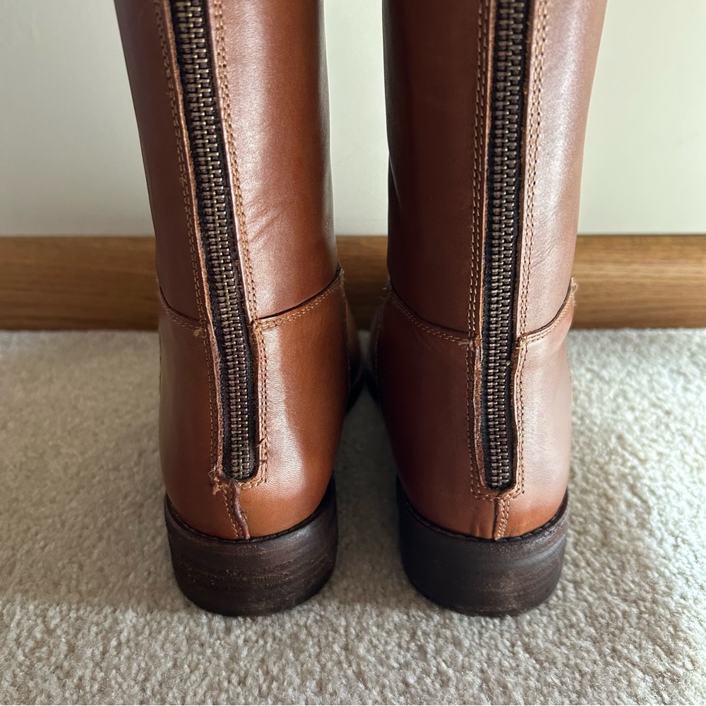 Free People Everly Equestrian Tall Boots in Saddle Tan - Size 38/8 - Picture 11 of 16